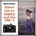 Sparen Sie bis zu 1.000 € auf die OM System OM-1. [Foto: OM System]