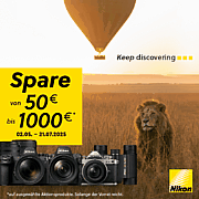 Nikon Sommer-Sofort-Rabatt-Aktion 2025: Jetzt bis zu 1.000 € sparen! [Foto: Nikon]