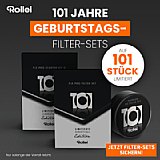 Rollei 101 Jahre Geburtstags Filter-Sets. [Foto: Rollei]