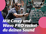 Mit Casey und Wavo PRO rockst du deinen Sound. [Foto: Joby]