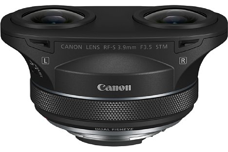 Bild Das Canon RF-S 3,9 mm F3.5 STM Dual Fisheye ist das erste 3D-VR-Objektiv mit Autofokus. [Foto: Canon]