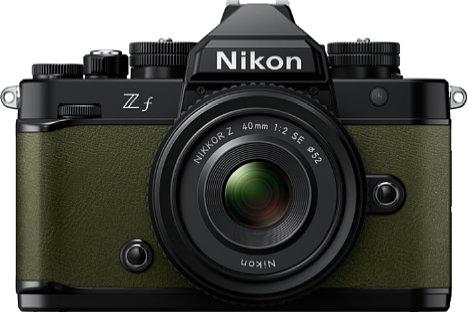 Bild Direkt bei Nikon gibt es die Z f in fünf alternativen Farben, hier Moos-Grün. [Foto: Nikon]
