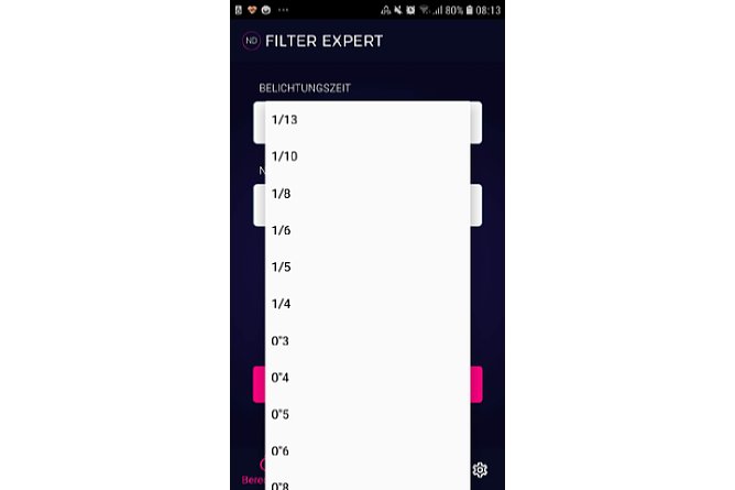ND-Filter-Belichtungszeit mit der ND Filter Expert App ...