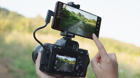 Bild Das Sony Xperia 1 VI kann als externer Monitor an Alpha-Kameras verwendet werden. [Foto: Sony]