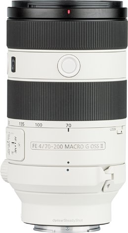 Bild Das Sony FE 70-200 mm F4 Macro G OSS II besitzt nicht nur einen Spritzwasser- und Staubschutz, sondern auch eine helle Lackierung als Hitzeschutz. [Foto: MediaNord]
