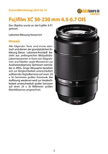 Fujifilm XC 50-230 mm 4.5-6.7 OIS mit X-T1 Labortest, Seite 1 [Foto: MediaNord]