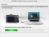 Der Olympus Digital Camera Updater ist schnell installiert. [Foto: MediaNord]