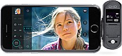 Um sinnvoll mit der DxO One zu arbeiten, muss sie per Lightning-Stecker mit dem iPhone verbunden werden, das dann zum riesengroßen Kameramonitor wird. [DxO]