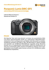 Panasonic Lumix DMC-GF5 mit G X Vario PZ 14-42 mm 3.5-5.6 Asph. Labortest, Seite 1 [Foto: MediaNord]