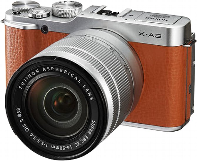 Fujifilm präsentiert die X-A2 und zwei silberne Setobjektive 