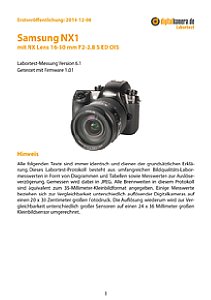 Samsung NX1 mit NX Lens 16-50 mm F2-2.8 S ED OIS Labortest, Seite 1 [Foto: MediaNord]