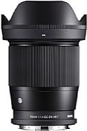Das 16 mm 1.4 DC DN Contemporary von Sigma gehört zu den lichtstarken Festbrennweiten für Systemkameras. [Foto: Sigma]