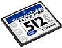 Kingston CompactFlash Elite Pro 512MB Highspeed