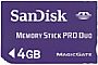 SanDisk MS PRO Duo 4 GByte