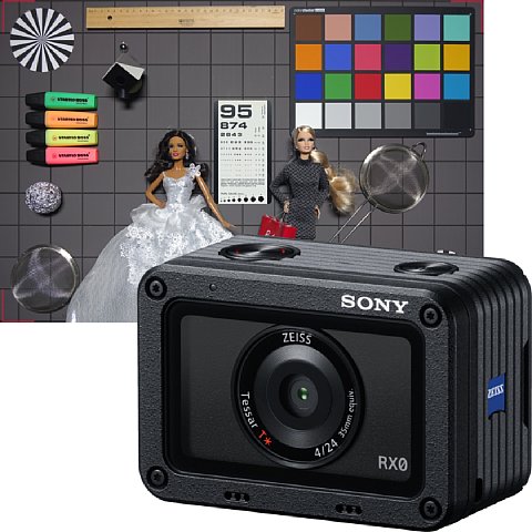 Vorschau des photographierten Testbildes mit Kamera