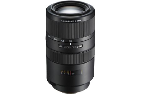 Sony 70-300 mm 4.5-5.6 G SSM
(SAL-70300G). [Foto: Sony]