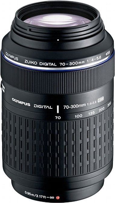 Objectif Olympus EZ-7030 70-300mm + Adaptateur MMF-2 (occasion, Bon état)
