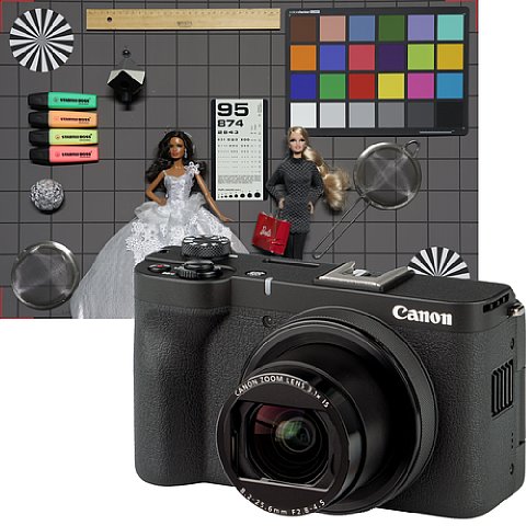 Vorschau des photographierten Testbildes mit Kamera