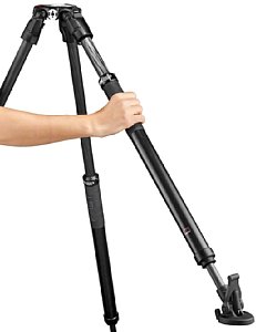 Manfrotto 635 Einzelrohrstativ, Kohlefaser (MVTSNGFC). [Foto: Manfrotto]