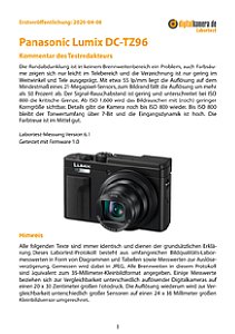 Panasonic Lumix DC-TZ96 Labortest, Seite 1 [Foto: MediaNord]