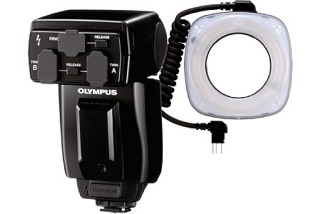 Olympus Ringblitzset FS-SRF11 (RF-11 Ringblitz und FC-1 Blitzsteuergerät) [Foto: Olympus]