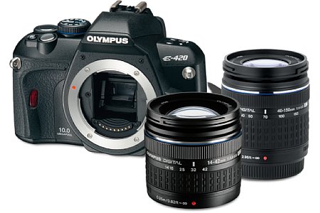 E-420 mit ZUIKO DIGITAL 14-42 und ZUIKO DIGITAL 40-150 [Foto: MediaNord]