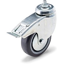 Manfrotto 104G Rädersatz (3 Stück) 100 mm Rollen mit Bremse, M10-Bolzen mit Muttern