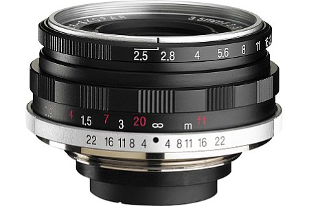 Voigtländer 35 mm F2,5 Color Skopar Pancake II Datenblatt