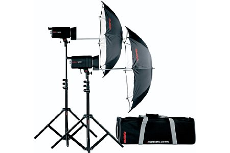 Multiblitz COMPACT PLUS Portrait Kit mit Tasche (COMKIT/P/BAG) [Foto: Multiblitz/Bogen Imaging]