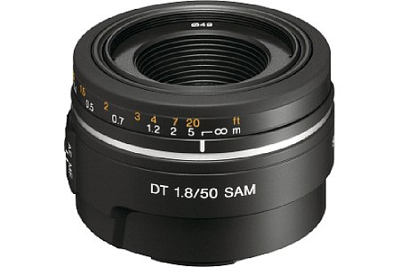 Sony DT 50 mm 1.8 SAM
(SAL-50F18) [Foto: Sony]