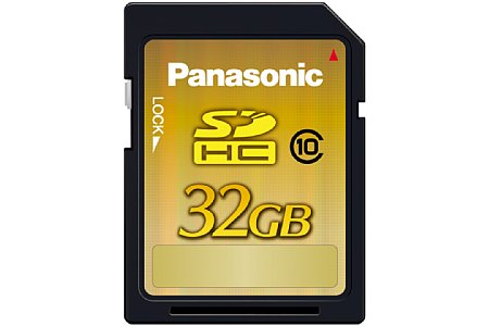 Panasonic SDHC Class 10 mit 4 GB, 8 GB, 16 GB und 32 GB [Foto: Panasonic]