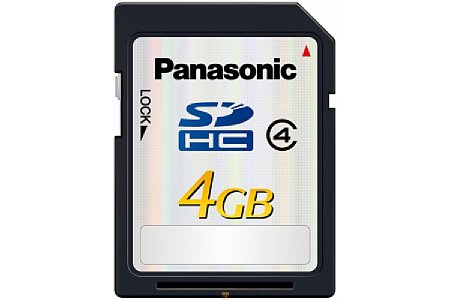 Panasonic SDHC Class 4 mit 4 GB, 8 GB und 16 GB [Foto: Panasonic]