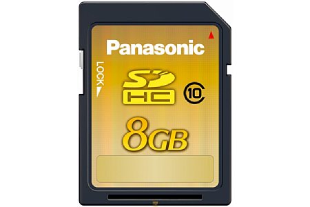 Panasonic SDHC Class 10 mit 4 GB, 8 GB, 16 GB und 32 GB [Foto: Panasonic]