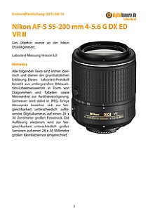 Nikon AF-S 55-200 mm 4-5,6G DX ED VR II mit D5500 Labortest, Seite 1 [Foto: MediaNord]