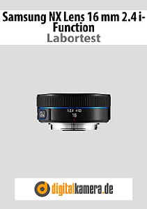 Samsung NX Lens 16 mm 2.4 i-Function mit NX30 Labortest, Seite 1 [Foto: MediaNord]