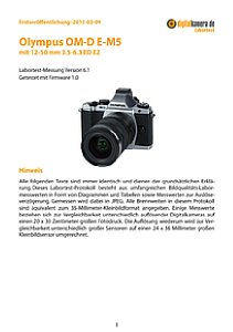 Olympus OM-D E-M5 mit 12-50 mm 3.5-6.3 ED EZ (EZ-M1250) Labortest, Seite 1 [Foto: MediaNord]