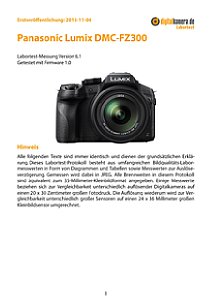 Panasonic Lumix DMC-FZ300 Labortest, Seite 1 [Foto: MediaNord]