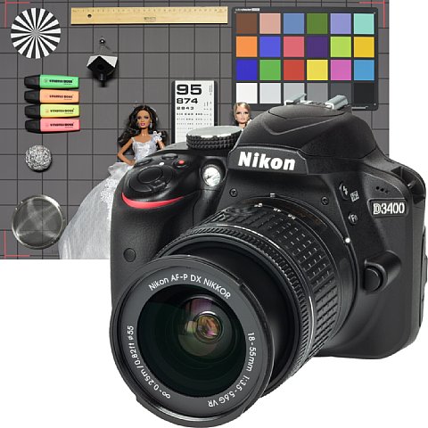 Vorschau des photographierten Testbildes mit Kamera