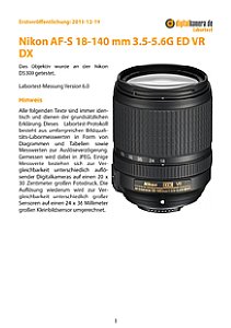 Nikon AF-S 18-140 mm 3.5-5.6G ED VR DX mit D5300 Labortest, Seite 1 [Foto: MediaNord]