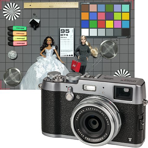 Vorschau des photographierten Testbildes mit Kamera