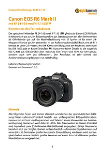 Canon EOS R6 Mark II mit RF 24-105 mm F4-7.1 IS STM Labortest, Seite 1 [Foto: MediaNord]