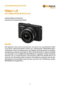 Nikon 1 J3 mit 1-Mount VR 10-30 mm 3.5-5.6 Labortest, Seite 1 [Foto: MediaNord]