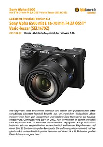 Sony Alpha 6500 mit E T* 16-70 mm F4 ZA OSS Vario-Tessar (SEL-1670Z) Labortest, Seite 1 [Foto: MediaNord]