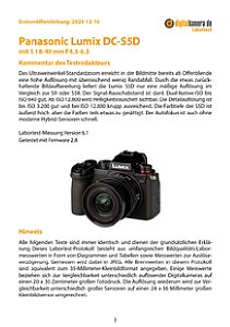 Panasonic Lumix DC-S5D mit S 18-40 mm F4.5-6.3 (S-R1840) Labortest, Seite 1 [Foto: MediaNord]