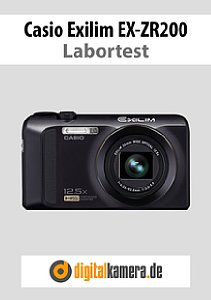 Casio Exilim EX-ZR200 Labortest, Seite 1 [Foto: MediaNord]