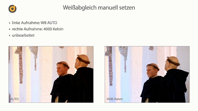 Im 15. Kapitel geht Michael Nagel auf den Weißabgleich ein und wie damit eine korrekte Farbwiedergabe erzielt wird oder aber auch eine wärmere oder kühlere Stimmung erzwungen werden kann. [Foto: MediaNord]