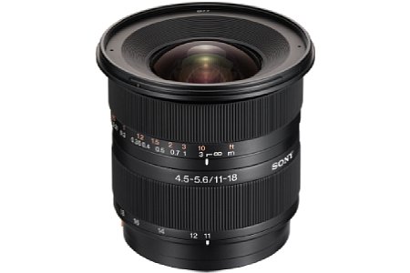 Sony DT 11-18 mm 4.5-5.6
(SAL-1118) [Foto: Sony]