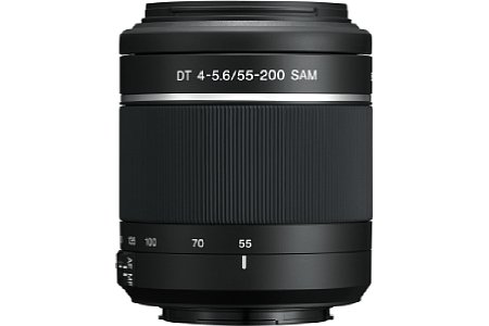 Sony DT 55-200 mm 4-5.6 SAM
(SAL-55200) [Foto: Sony]