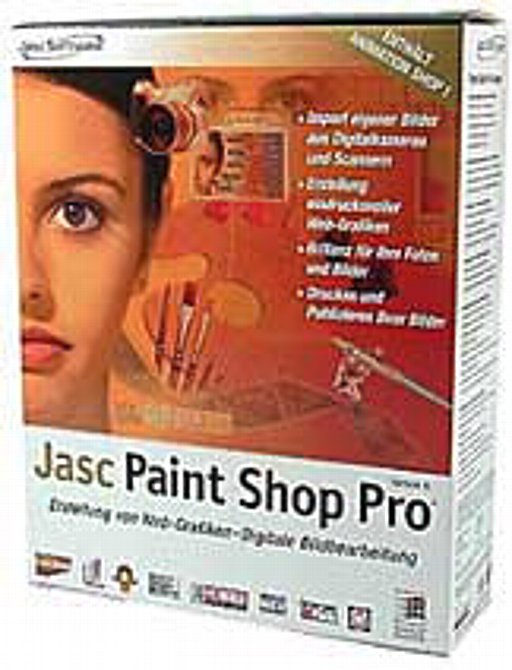Testbericht Jasc Paint Shop Pro 6 digitalkamera.de Softwarerezension