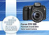 DIWA-2004 Platin für Canon EOS 20D